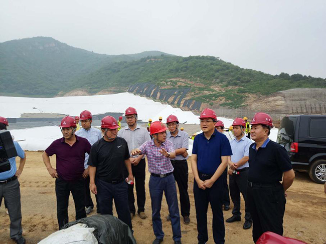 北京市密云區(qū)委副書記、區(qū)長(zhǎng)潘臨珠視察密云項(xiàng)目