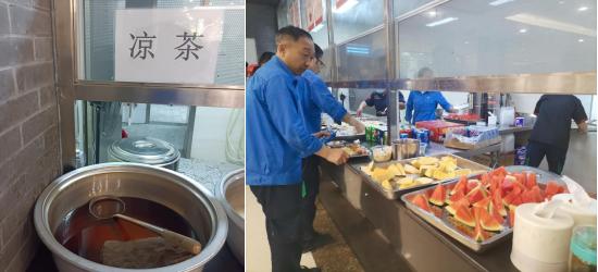 齊心協(xié)力戰(zhàn)酷暑 關愛一線送清涼  綠色動力各項目公司開展高溫慰問及急救培訓活動